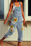 Fashion Casual Print Loose Denim(5 Colors)