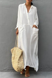 Fashion Casual Solid Split Joint Swimwears Cover Up