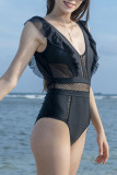 Fashion Sexy Solid Split Joint Swimwears