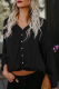 Casual Solid Patchwork V Neck Tops