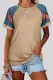 Casual Print Basic O Neck T-Shirts