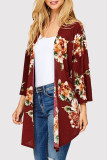 Fashion Casual Print Cardigan Outerwear