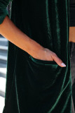 Fashion Solid Solid Color Turn-back Collar Outerwear
