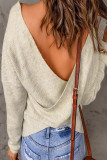 Fashion Casual Solid Patchwork V Neck Tops