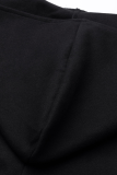 Casual Elegant Solid Patchwork Buttons Hooded Collar Outerwear(7 Colors)