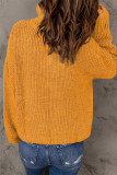 Fashion Solid Zipper Zipper Collar Tops