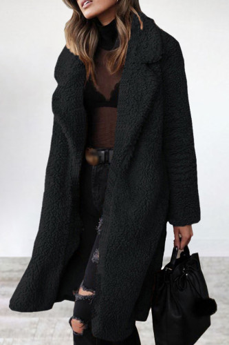 Casual Solid Patchwork Turndown Collar Outerwear(6 Colors)