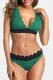 Vacation Patchwork Contrast Swimwears