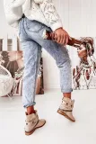 Street Solid Ripped Hollowed Out Regular Denim Jeans