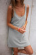 Sexy Casual Solid Solid Color U Neck Vest Dress Dresses