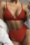 Fashion Sexy Solid Swimwears