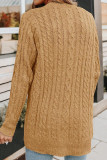 Casual Solid Buttons Solid Color V Neck Tops