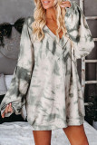 Fashion Casual Print Backless V Neck Tops