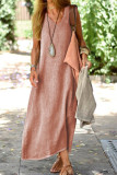 Casual Vacation Solid V Neck Sleeveless Dress Dresses