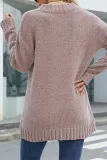 Solid Solid Color V Neck Tops
