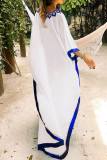 Fashion Vacation Solid Split Joint Swimwears Cover Up
