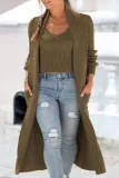 Casual Solid Solid Color Scarf Collar Tops