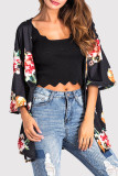 Fashion Casual Print Cardigan Outerwear