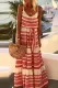 Fashion Sexy Print Backless V Neck Sling Dresses