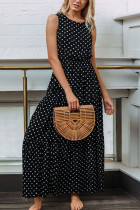 Sexy Street Print O Neck Dresses