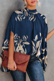 Casual Print Printing O Neck Tops