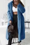 Casual Street Solid Patchwork Turndown Collar Outerwear