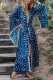 Fashion Vacation Print Split Joint Swimwears Cover Up