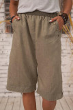 Fashion Casual Solid Split Joint Straight High Waist Bottoms