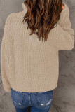 Fashion Solid Zipper Zipper Collar Tops