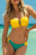 Fashion Sexy Solid Split Joint Swimwears