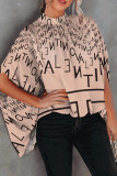 Casual Print Printing O Neck Tops