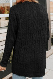 Casual Solid Buttons Solid Color V Neck Tops