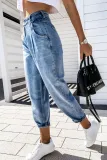 Casual Solid Basic Harlan Denim Jeans