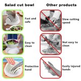 Salad Cutter Bowl