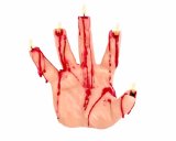 Creepy Bleeding Hand Candle