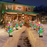 【Fully Upgraded】Solar Cypress Tree Light