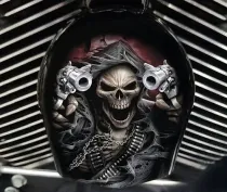 Harley  Custom Made COWBELL HORN COVER