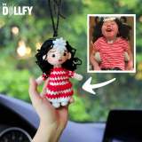 A CUSTOM PORTRAIT CROCHET DOLL   METICULOUSLY HANDCRAFTED DOLLS   PREMIUM ECO-FRIENDLY MATERIALS.