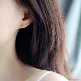 Minimal Spiral Hoop Twist Earrings