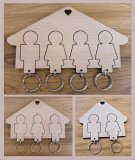 Family Personalized Key Holder