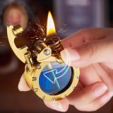Hot Sale-49% OFFVintage Trench Lighter Transparent Kerosene Lighter Antique Steampunk Lighter Cool Unique Lighter for Men