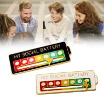 Social Battery Pin