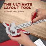 Ultra-Precision Ruler Square T-shaped Woodworking Scriber Measuring Tool