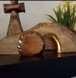 The empty tomb Easter Scene and Cross