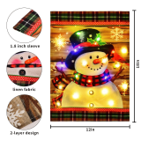 LED Snowman Garden Flag- Your Best Winter Companion!