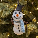 Rude Snowman Tree Ornament