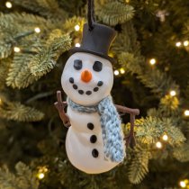 Rude Snowman Tree Ornament