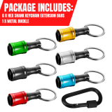 1/4 Hexagonal Screwdriver Head Bracket Hiking Buckle