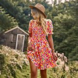 (Almost Sold Out)French romantic dress 2023 spring and summer short-sleeved cake skirt(Buy 2 Free Shipping)