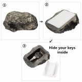 Hide-a-Spare-Key Fake Rock Imitation Stone Key Box